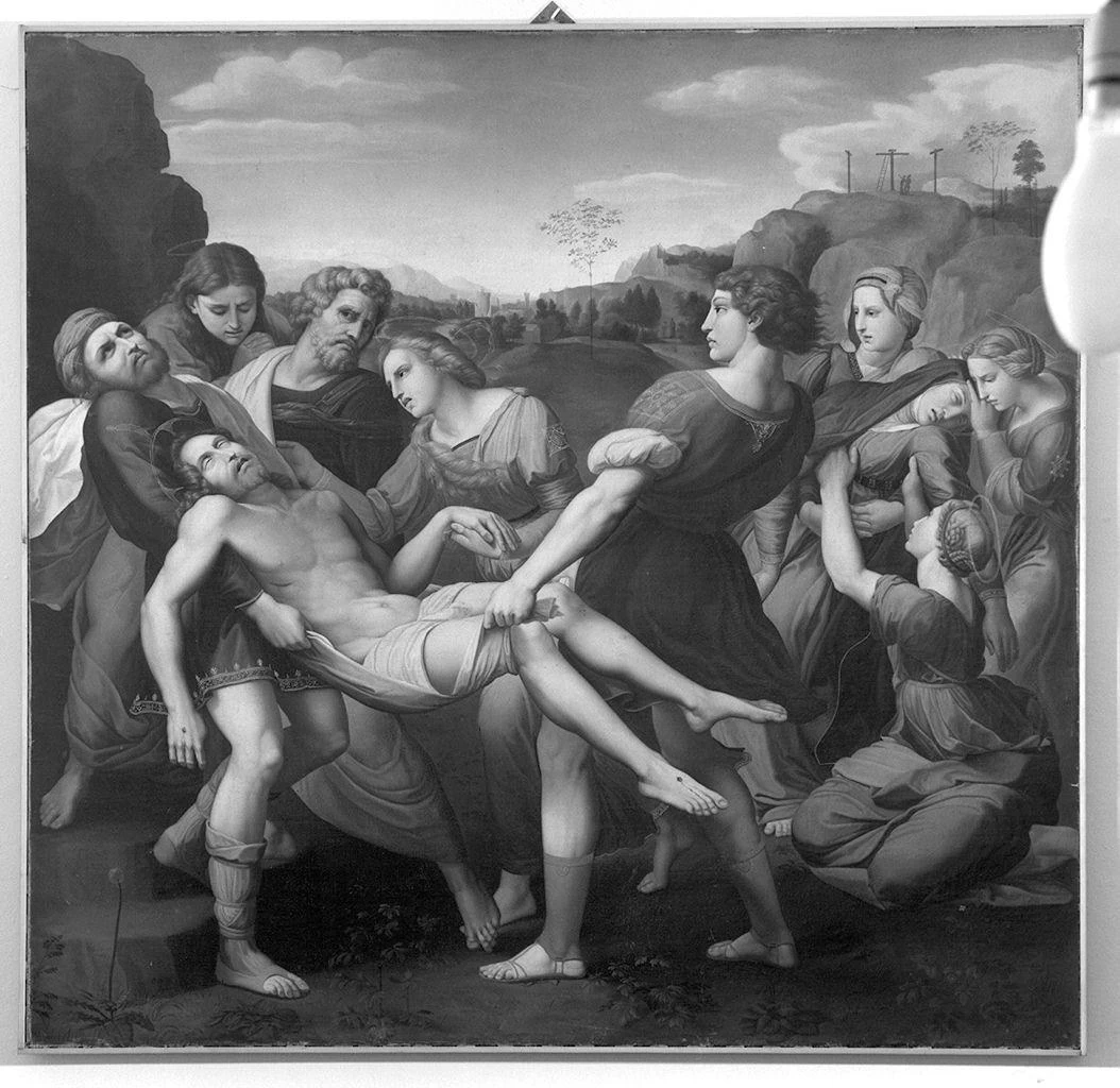 Trasporto di Cristo al sepolcro - saggio per l'Accademia di disegno, Firenze
